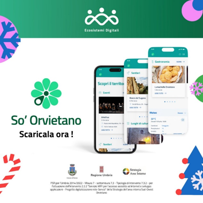 Scopri il magico Natale con l’app So’Orvietano