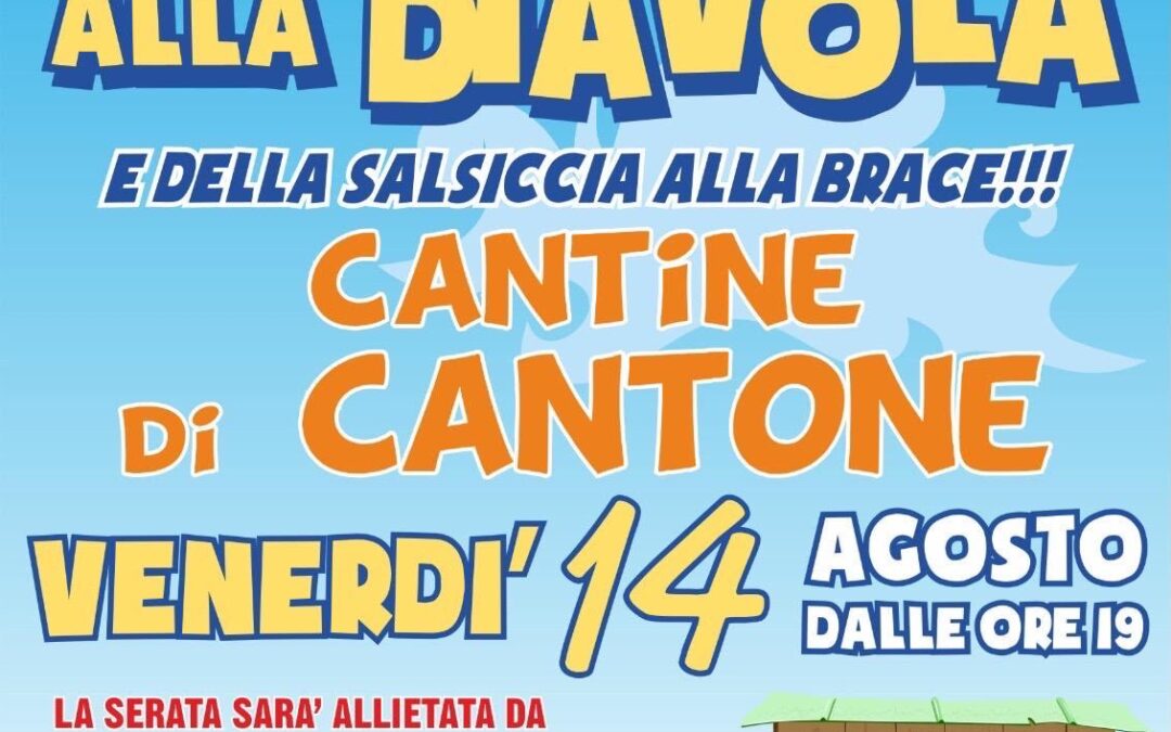 24 Sagra del Polletto alla diavola a Cantone