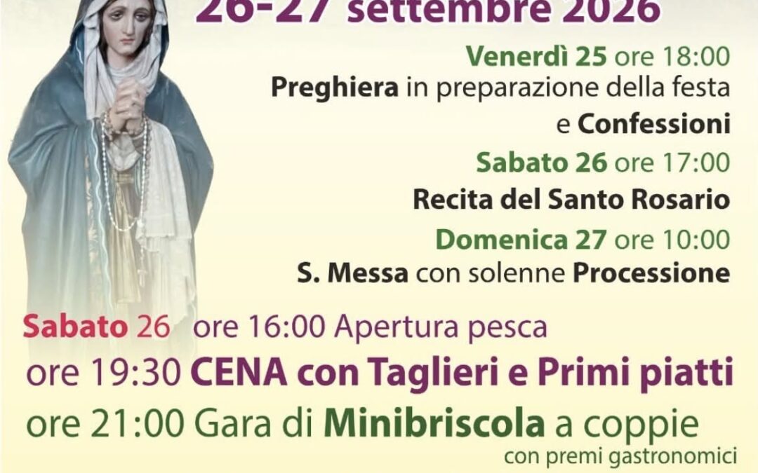 Festa di Maria S.S. Addolorata a Cantone